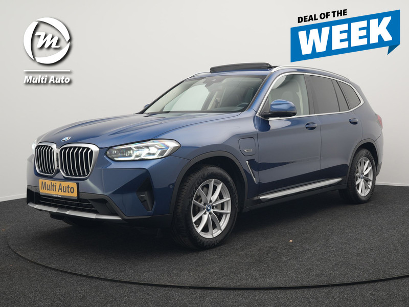 BMW X3 xDrive30e LCI FACELIFT MODEL Plug In Hybrid 293pk Dealer O.H PHEV | Trekhaak af Fabriek | Panodak | Laser LED | 360 Camera | Head Up | Lederen Sportstoelen Memory | Keyless | Apple Carplay |
