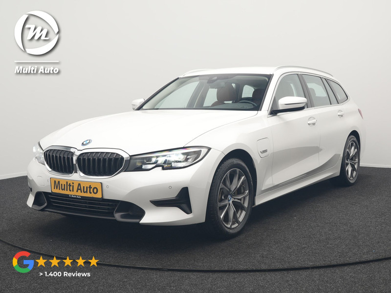 BMW 3-serie Touring 320e Sportline Plug In Hybrid 204pk Dealer O.H PHEV | Lederen Sportstoelen Verwarmd | Sfeerverlichting | Apple Carplay | Navigatie | Cruise Control | Virtual | DAB |