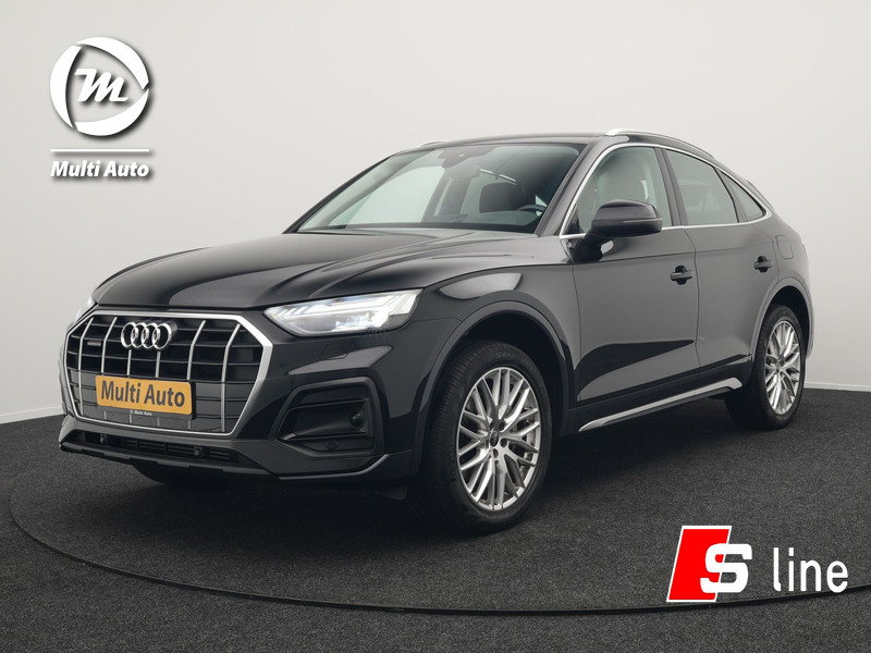 Audi Q5 Sportback 50 TFSI e S Line Plug In Hybrid 299pk Dealer O.H PHEV | Adaptive Cruise | Head Up | Bang & Olufsen | Alcantara Sportstoelen Memory | Keyless | 20"L.M | Camera | Sfeerverlichting |