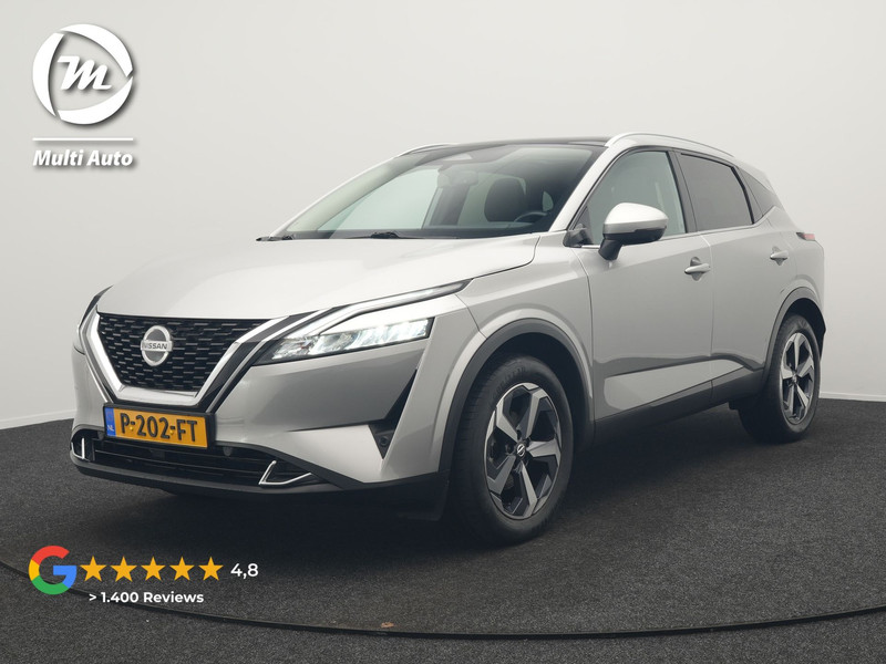 Nissan QASHQAI 1.3 MHEV N-Connecta 158pk Automaat | Panodak | Trekhaak Afn. | Adaptive Cruise | 360 Camera | Keyless | BLIS | Virtual | Apple Carplay | 18"L.M |