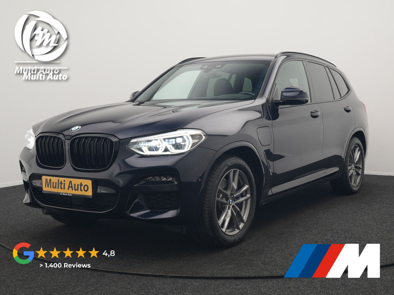 BMW X3 xDrive30e M Sport Plug In Hybrid 293pk Dealer O.H. PHEV | Trekhaak Af Fabriek | Adaptive Cruise | Head Up | 360 Camera | Harman/Kardon | Adaptief Onderstel | Lederen Sportstoelen Memory & Verwarmd | Sfeerverlichting | Keyless | Blis |