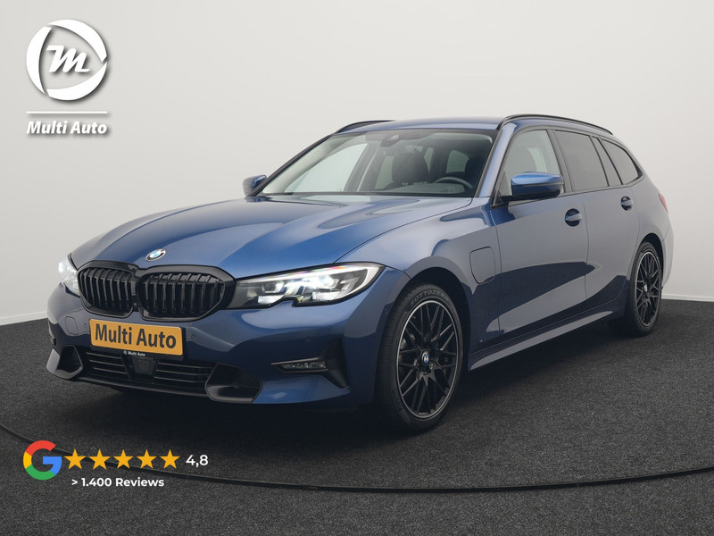 BMW 3-serie Touring 330e Sportline Plug In Hybrid 293pk Dealer O.H. PHEV | Adaptive Cruise | Sfeerverlichting | Apple Carplay | Black Optic | Sportstoelen Verwarmd | Navigatie | Blis | Virtual | DAB |