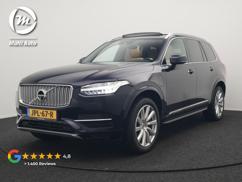 Volvo XC90 T8 Twin Engine AWD Inscription 7 Persoons Plug In Hybrid 394pk Dealer O.H. PHEV | Panodak | Adaptive Cruise | 360 Camera | Luxe Lederen Sportstoelen & Memory |  Harman & Kardon | Apple Carplay | Virtual | Keyless | Blis | Navigatie | DAB |