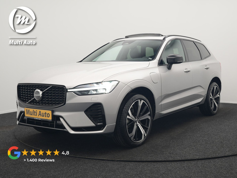 Volvo XC60 T6 AWD R-Design Plug In Hybrid Long Range Nieuw Model 350pk Dealer O.H.  PHEV | Panodak | Camera | Lederen Sportstoelen Memory & Verwarmd | Google Assistent | Apple Carplay | Keyless | Virtual | 21"L.M | DAB |