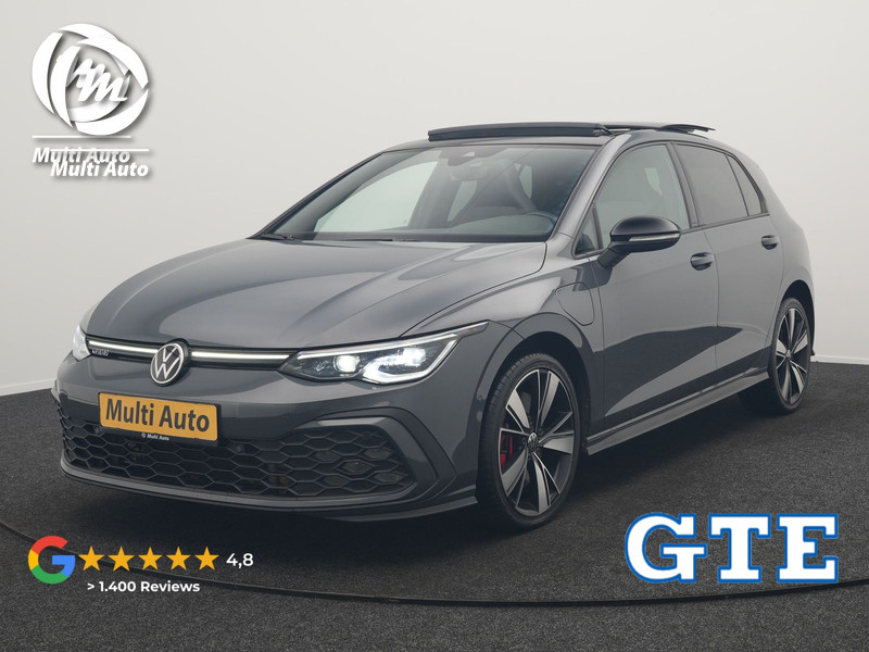 Volkswagen Golf 1.4 eHybrid GTE Plug In Hybrid 245pk Dealer O.H PHEV | Trekhaak Af Fabriek | Panodak | Adaptive Cruise | IQ Light | Camera | Sportstoelen & Stuur Verwarmd | Keyless | Blis | Navigatie | Virtual | DAB |