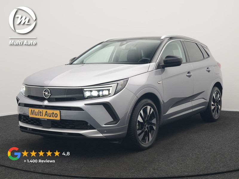 Opel Grandland 1.6 Turbo Elegance Plug In Hybrid 225pk Dealer O.H. PHEV | Adaptive Cruise | 360 Camera | Alcantara Sportstoelen Verwarmd | Apple Carplay | Stuur Verwarmd | Keyless | Blis | Virtual | Navigatie | DAB |