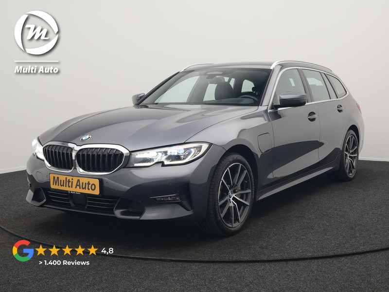 BMW 3-serie Touring 330e xDrive Sportline Plug In Hybrid 293pk Dealer O.H PHEV | Adaptive Cruise | Laser LED | Head Up | Camera | Lederen Sportstoelen Verwarmd | Keyless | M-Sportstuur Verwarmd | Navigatie | Blis | Virtual | DAB |