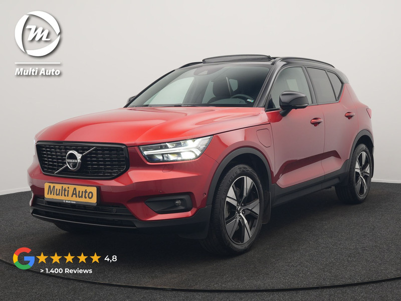 Volvo XC40 T5 Recharge R-Design Plug In Hybrid 263pk Dealer O.H PHEV | Panodak | 360 Camera | Adaptive Cruise | Harman & Kardon | Alcantara Sportstoelen Memory & Verwarmd | Keyless | Pilot Assist | Apple Carplay | Navigatie | Virtual | DAB |