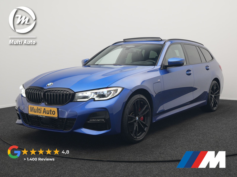 BMW 3-serie Touring 330e M Sport Plug In Hybrid 293pk Dealer O.H. PHEV | Panodak | Head Up | 360 Camera | Adaptive Cruise | Laser LED | Harman & Kardon | Nappa Lederen Sportstoelen Memory & Verwarmd | Adaptief Onderstel | Apple Carplay | Sfeerverlichting |