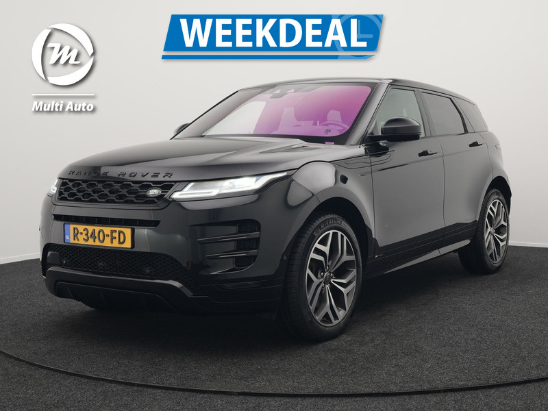 Land Rover Range Rover Evoque P200 AWD R-Dynamic | Afneembare Trekhaak | Adaptive Cruise | Meridian Audio | Lederen Sportstoelen Memory & Verwarmd | Carplay | Camera | LED |