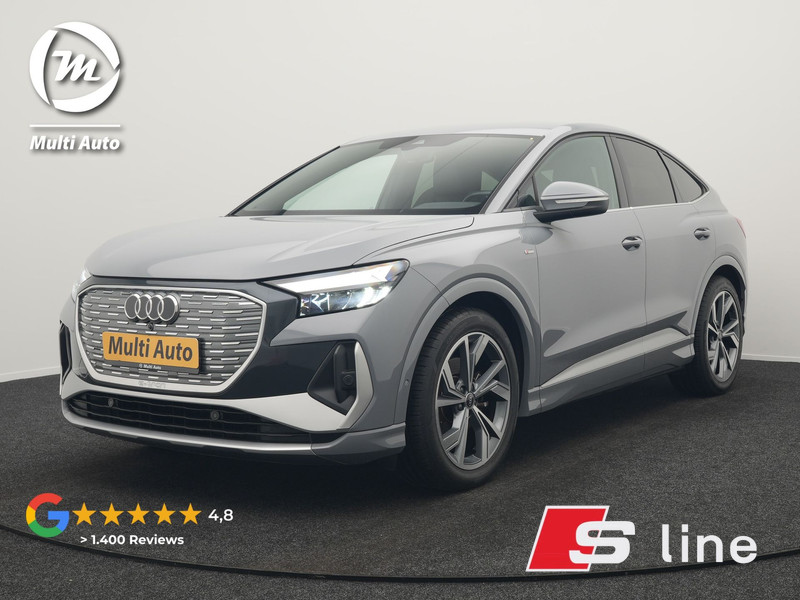 Audi Q4 Sportback E-Tron 35 S edition 55 kWh 2 x S - Line INCL BTW | Adaptive Cruise | Camera | Sportstoelen Verwarmd | 20"L.M | Apple Carplay | Parkassist | Virtual | El. Achterklep |