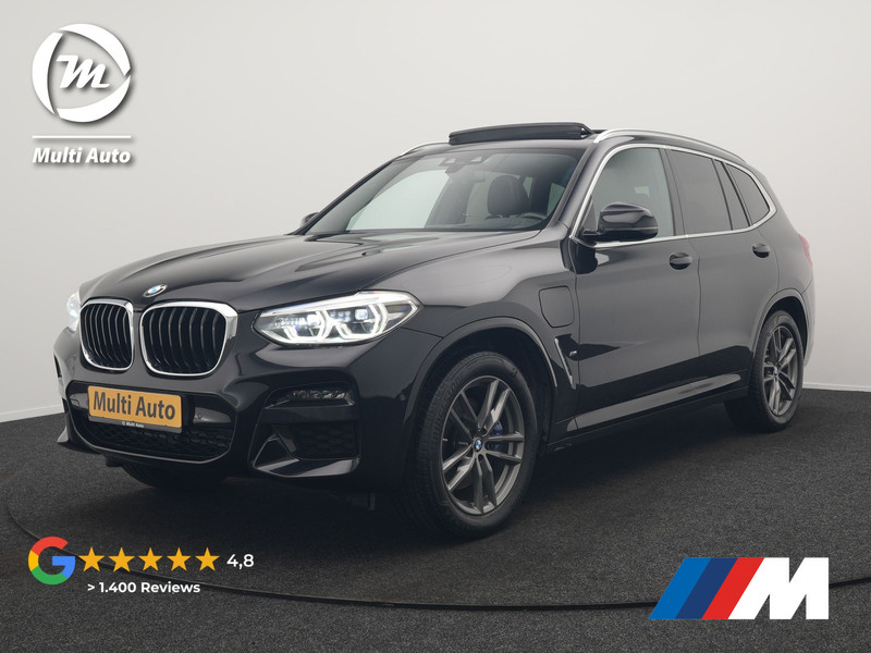 BMW X3 xDrive30e M Sport Plug In Hybrid 293pk Dealer O.H. PHEV | Panodak | Head Up | Camera | Lederen Sportstoelen Verwarmd | Sfeerverlichting | Keyless | Blis | Virtual | Navigatie | DAB |