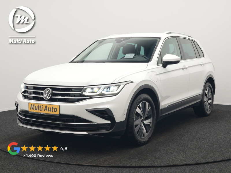 Volkswagen Tiguan 1.4 TSI eHybrid Elegance Plug In Hybrid 245pk Dealer O.H. PHEV | Trekhaak Af Fabriek | Adaptive Cruise | Head Up | Camera | Alcantara Comfortstoelen Verwarmd | Sfeerverlichting | IQ Light | Apple Carplay | Virtual | Blis | Navigatie | DAB |
