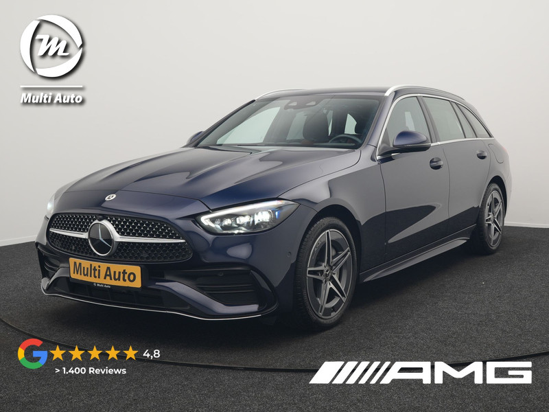 Mercedes-Benz C-klasse Estate 300 e AMG Line Plug In Hybrid 313pk Dealer O.H. PHEV | Adaptive Cruise | Head Up | Camera | Digital LED | Bi Color Lederen Sportstoelen Verwarmd | Apple Carplay | Sfeerverlichting | Virtual | Navigatie | DAB |