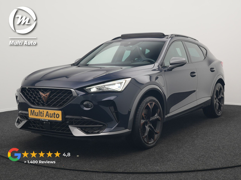 CUPRA Formentor 1.4 e-Hybrid VZ Copper Edition Plug In Hybrid 245pk Dealer O.H. PHEV | Panodak | Adaptive Cruise | Keyless | Sportstoelen Verwarmd | Virtual | 19"L.M | Sfeerverlichting |
