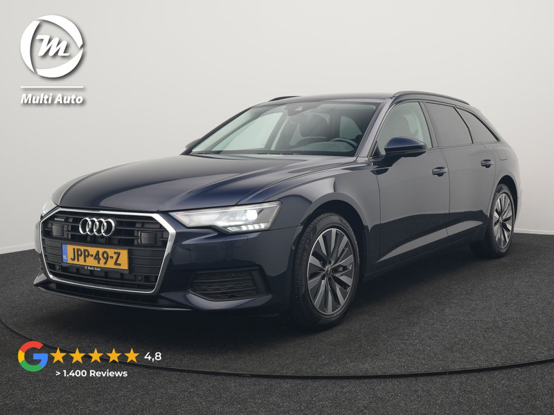 Audi A6 Avant 50 TFSI e quattro Advanced edition Plug In Hybrid 300pk Dealer O.H. PHEV | Adaptive Cruise | Lederen Sportstoelen Verwarmd | Stuur Verwarmd | Apple Carplay | Keyless | Virtual | Navigatie | DAB |