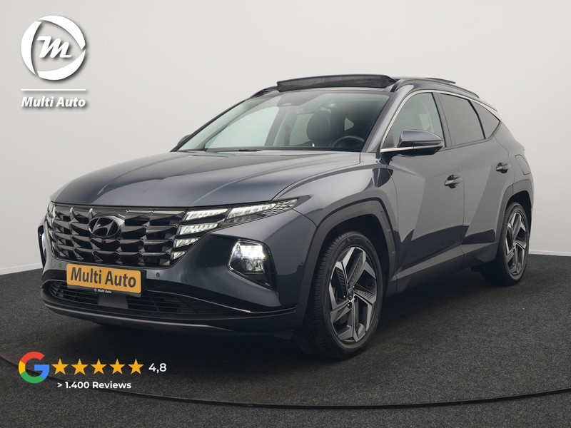 Hyundai Tucson 1.6 T-GDI Premium 4WD Plug In Hybrid 266pk Dealer O.H. PHEV | Trekhaak Afn. | Panodak | 360 Camera | Adaptive Cruise | Krell | Lederen Sportstoelen Memory & Ventilatie | Apple Carplay | Keyless | Stoelen & Stuur Verwarmd | Virtual | DAB |