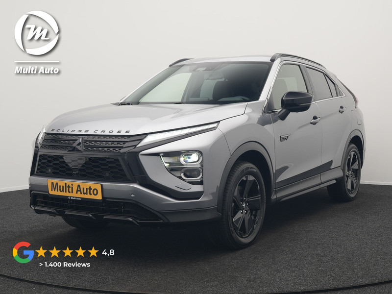 Mitsubishi Eclipse Cross 2.4 Black Edition Plug In Hybrid 188pk Dealer O.H. PHEV | Trekhaak Afn. | Adaptive Cruise | 360 Camera | Alcantara Sportstoelen & Stuur Verwarmd | Apple Carplay | Navigatie Via TomTom | Keyless | Blis | DAB |