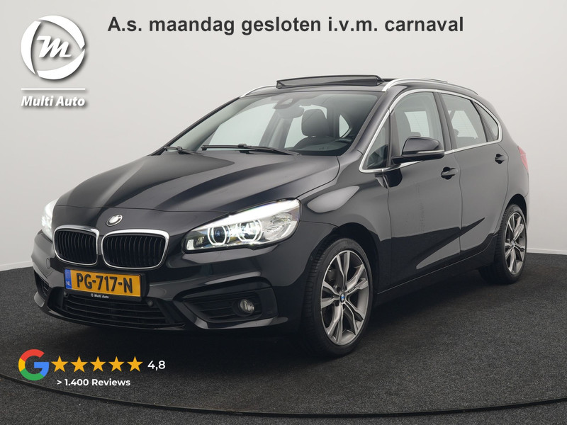 BMW 2-serie Active Tourer 218i High Executive 136pk Dealer O.H. | Panodak | Voorstoelen Verwarmd | Keyless | LED Koplampen | Cruise Control | Navigatie |