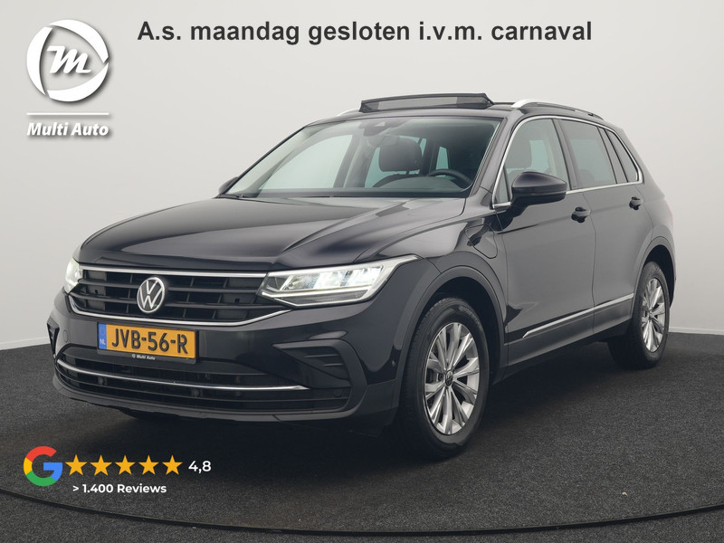 Volkswagen Tiguan 1.4 TSI eHybrid Elegance Plug In Hybrid 245pk Dealer O.H. PHEV | Trekhaak Af Fabriek | Panodak | Adaptive Cruise | Camera | Stuur Verwarmd | Apple Carplay | Keyless | Blis | Navigatie | DAB |