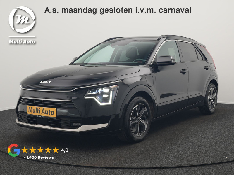 Kia Niro 1.6 GDi DynamicLine Plug In Hybrid 142pk Dealer O.H PHEV | Adaptive Cruise | Camera | Sportstoelen & Stuur Verwarmd | Keyless | Blis | Apple Carplay | Navigatie | Virtual | DAB | 16"L.M |