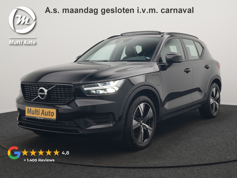 Volvo XC40 T5 Ultimate Dark Plug In Hybrid 293pk Dealer O.H. PHEV | Trekhaak Af Fabriek | Panodak | Adaptive Cruise | Camera | Alcantara Sporstoelen Memory & Verwarmd | Harman / Kardon | Stuur Verwarmd | Keyless | Apple Carplay | Navigatie | DAB |