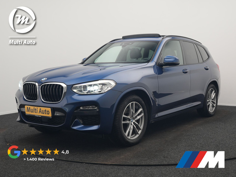 BMW X3 xDrive20i M Sport Shadow 184pk Dealer O.H | Trekhaak af Fabriek | Panodak | Adaptive Cruise | Sportstoelen Memory | Harman Kardon |  Head Up | 19"L.M | BLIS |