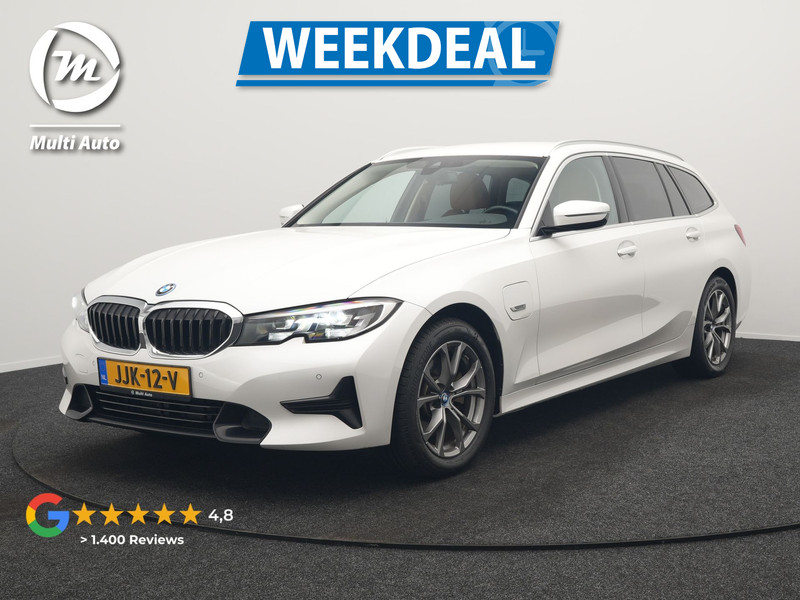 BMW 3-serie Touring 320e Sportline Plug In Hybrid 204pk Dealer O.H PHEV | Lederen Sportstoelen Verwarmd | Sfeerverlichting | Apple Carplay | Navigatie | Cruise Control | Virtual | DAB |