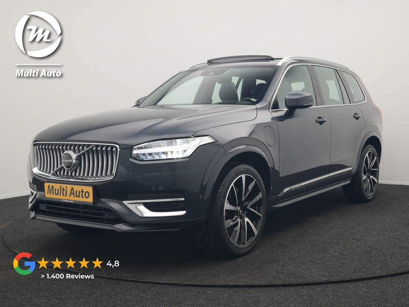 Volvo XC90 T8 Recharge AWD Inscription 7 Persoons Plug In Hybrid 394pk Dealer O.H PHEV | Luchtvering | Panodak | Trekhaak af Fabriek | Adaptive Cruise |  Head Up | 360 camera | 21"L.M | BLIS | Harman Kardon |