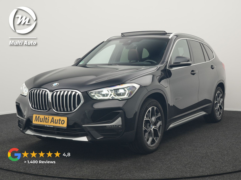 BMW X1 xDrive25e X Line Plug In Hybrid 221pk Dealer O.H. PHEV | Panodak | Head Up | Camera | Stuur Verwarmd | Lederen Sportstoelen Verwarmd | Hifi Audio | Adaptive LED | Sfeerverlichting | Cruise Control | Navigatie | DAB |