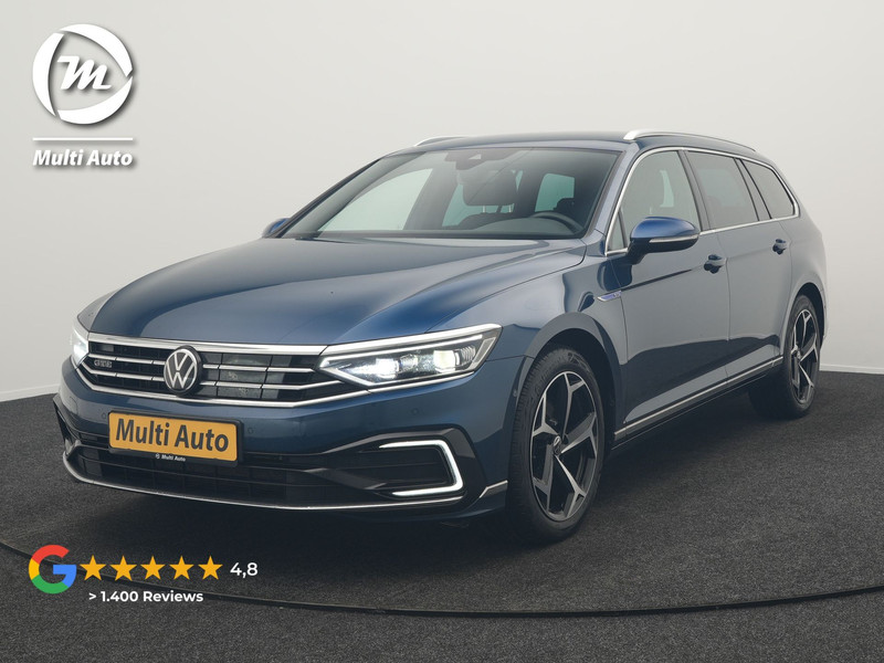 Volkswagen Passat Variant GTE Business Plug In Hybrid 218pk Dealer O.H PHEV | Trekhaak af Fabriek | Alcantara Sportstoelen Massage | Camera | Virtual | 18"L.M | Keyless | Matrix LED | Apple Carplay |