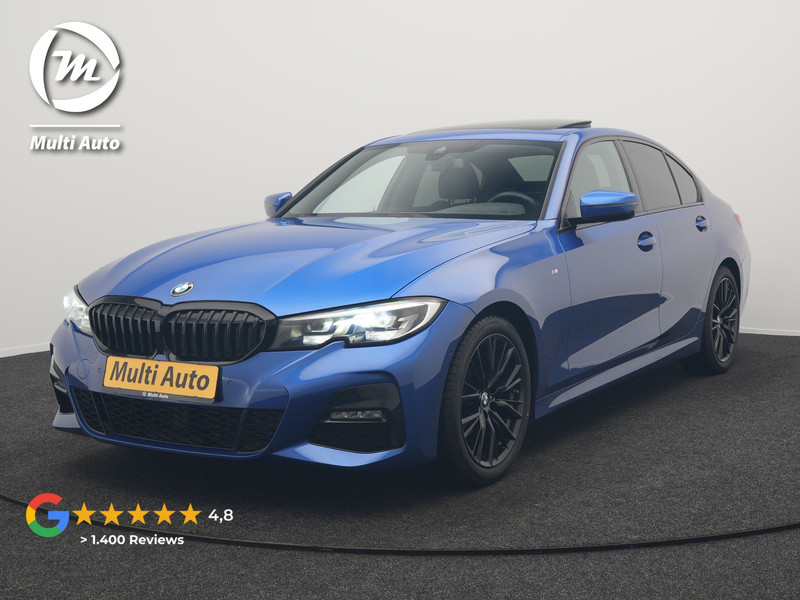 BMW 3-serie 318i M Sport Shadow 156pk Dealer O.H | Panodak | Alcantara Sportstoelen Verwarmd | Camera & Parkassist | Keyless | Hifi Audio | Apple Carplay | 18"L.M | Sfeerverlichting |