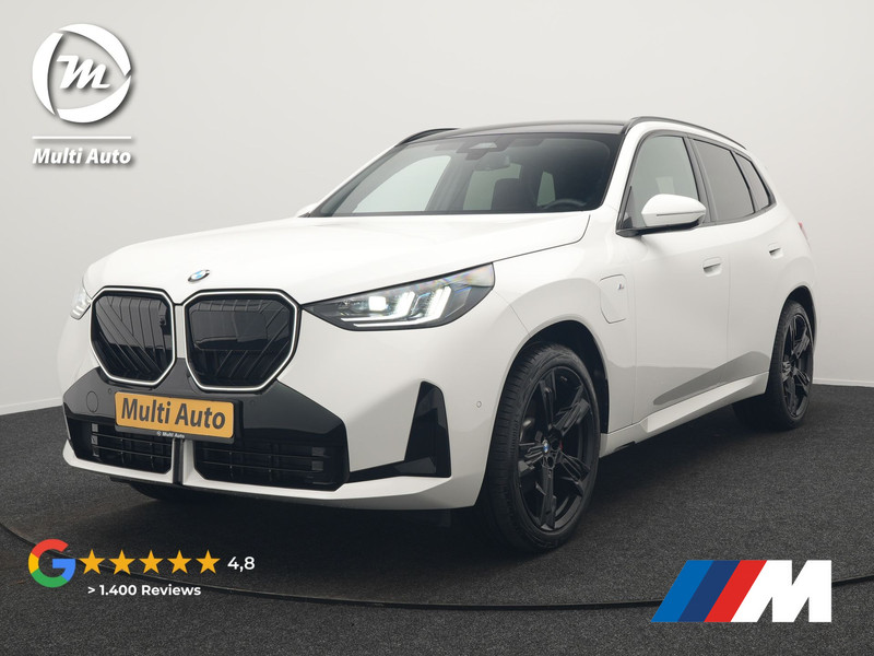 BMW X3 30e xDrive M Sport PRO Plug In Hybrid 299pk PHEV | Panodak | Trekhaak af Fabriek | Adaptive Cruise | 21"L.M | 360 Camera | Head Up | Harman Kardon | Lederen Sportstoelen Memory & Verwarmd |  Widescreen | Navigatie | DAB |