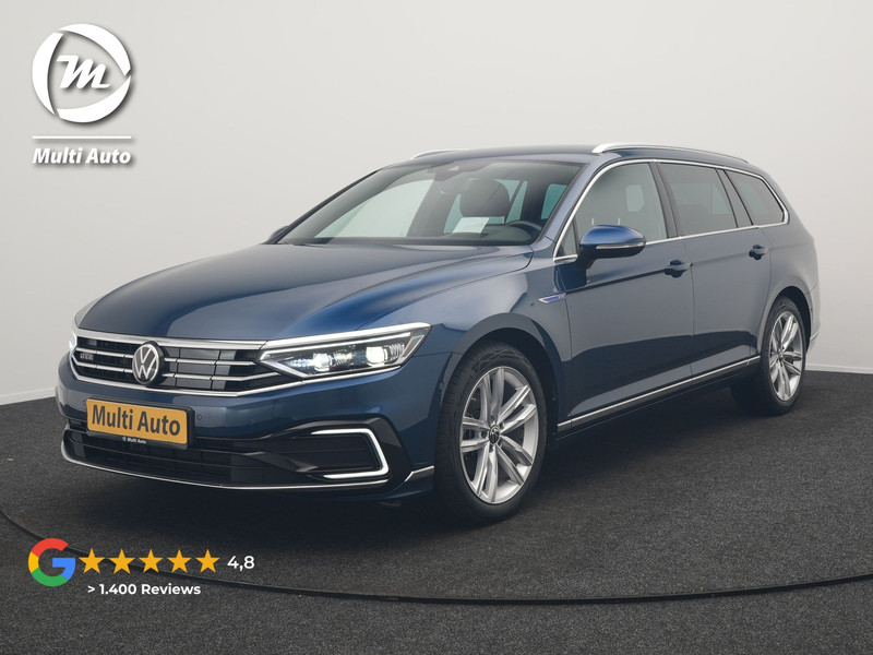 Volkswagen Passat Variant 1.4 TSI GTE Business Plug In Hybrid 218pk Dealer O.H. PHEV | Adaptive Cruise | Head Up | 360 Camera | Lederen Sportstoelen Massage & Memory | Sfeerverlichting | Stoelen & Stuur Verwarmd | Keyless | Blis | Virtual | Navigatie | DAB |
