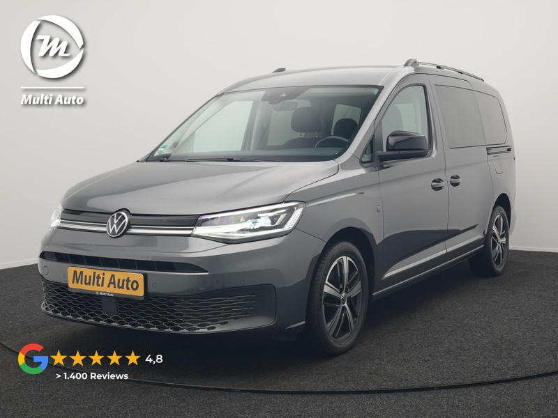 Volkswagen Caddy Maxi 1.5 TSI Style DSG Dealer O.H | Adaptive Cruise | Trekhaak Afn. | Apple Carplay | Camera | Alcantara Sportstoelen | LED Koplampen | Virtual | DAB | 17"L.M |