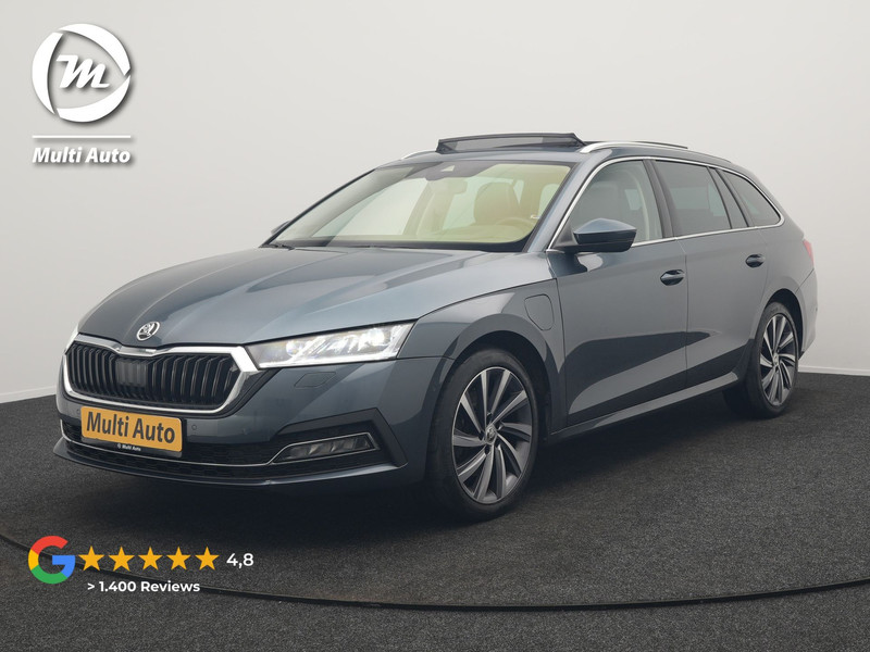 Škoda Octavia Combi 1.4 TSI Sportline Business Plug In Hybrid 204pk Dealer O.H PHEV | Panodak | Adaptive Cruise | Lederen Sportstoelen Massage & Memory | Head Up | Virtual | Camera & Parkassist | 18"L.M | Keyless |