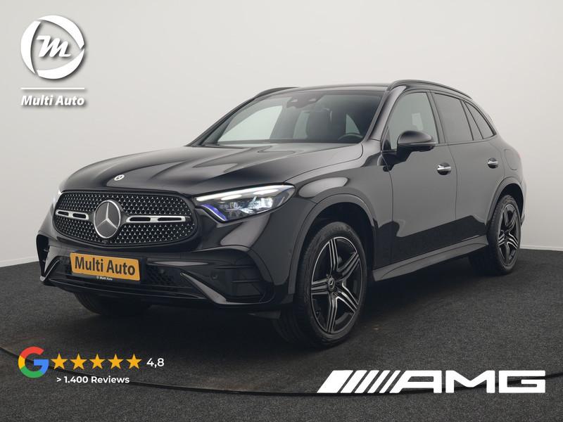 Mercedes-Benz GLC-Klasse 300e 4MATIC AMG Line Plug In Hybrid 313pk Dealer O.H. PHEV | Trekhaak Af Fabriek | Adaptive Cruise | Burmester 3D | 360 Camera | Lederen Sportstoelen Memory & Verwarmd | 20"L.M | Digital Light | Sfeerverlichting | Keyless | Blis |