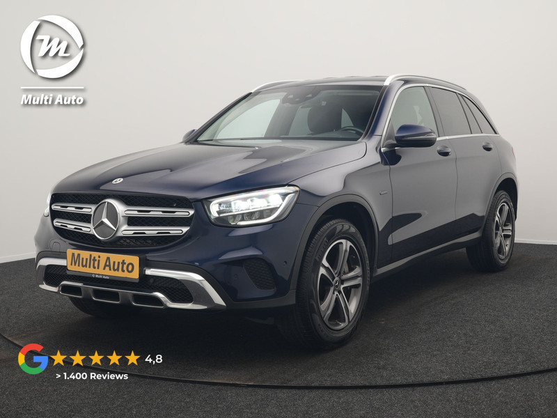 Mercedes-Benz GLC-Klasse 300e 4MATIC Business Solution Luxury Plug In Hybrid 320pk Dealer O.H. PHEV | Trekhaak Af Fabriek | Head Up | Camera | Lederen Sportstoelen Memory & Verwarmd | Apple Carplay | Navigatie | DAB | Cruise Control |