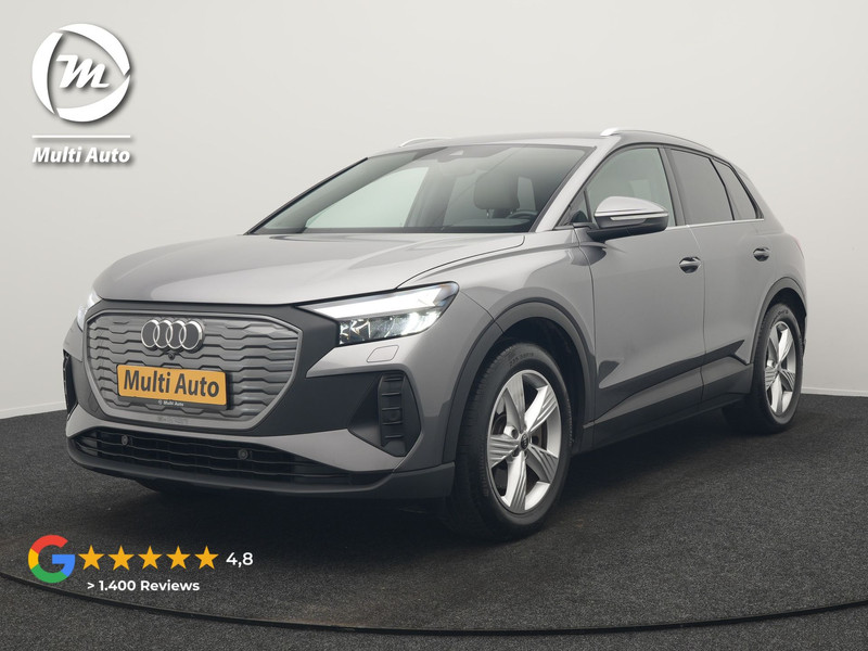 Audi Q4 E-Tron 45 Quattro Advanced edition 77 kWh 265pk Dealer O.H. | Trekhaak Af Fabriek | Adaptive Cruise | Camera | Lederen Stoelen Memory & Verwarmd | Apple Carplay | Virtual | Navigatie | DAB |