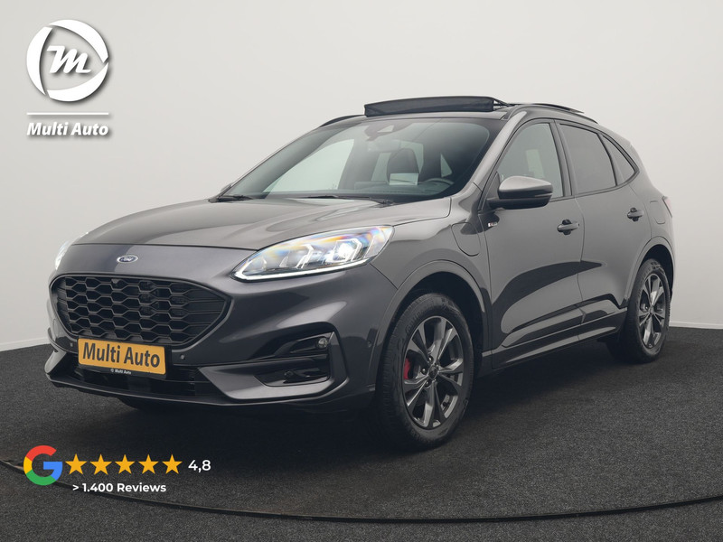 Ford Kuga 2.5 ST-Line X Plug In Hybrid 225pk Dealer O.H PHEV | Trekhaak Afn. | Panodak | Head Up | 360 Camera | Bang & Olufsen Audio | Alcantara Sportstoelen Verwarmd | Adaptive Cruise | Pilot Assist | Blis | Navigatie | Virtual | DAB | 18"L.M |