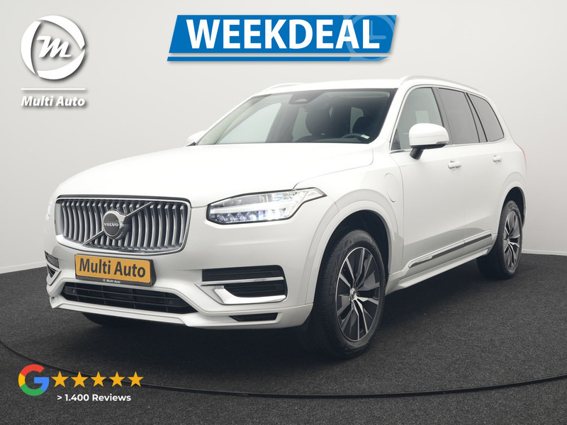 Volvo XC90 T8 Recharge AWD LONG RANGE PHEV 456pk 7-Persoons Dealer O.H | Trekhaak Af Fabriek | Adaptive Cruise | Camera | Lederen Sportstoelen Memory & Verwarmd | Google Assistent | Apple Carplay | Stuur Verwarmd | Virtual | Blis | Navigatie | DAB | Plug In Hybr