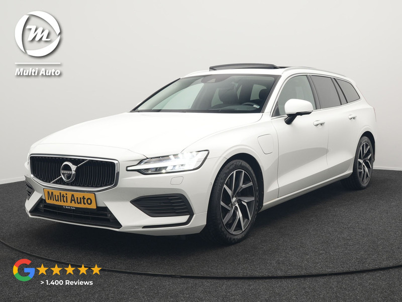 Volvo V60 T6 Twin Engine AWD Momentum Pro PHEV 340pk Dealer O.H | Panodak | Adaptive Cruise | 360 Camera | Head Up | Sportstoelen Verwarmd | Harman & Kardon | Apple Carplay | Blis | Navigatie | Keyless | Virtual | DAB | Plug In Hybrid