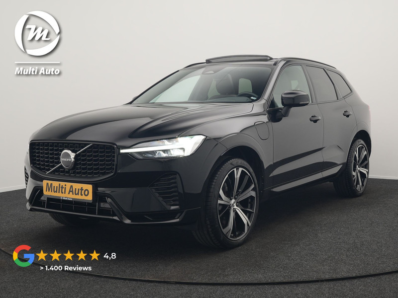 Volvo XC60 T6 AWD Plus Dark PHEV 350pk Dealer O.H. | Panodak | Camera | Harman / Kardon | Lederen Sportstoelen Memory & Verwarmd | 21"L.M | Keyless | Google Assistent | Apple Carplay | Stuur Verwarmd | DAB | Plug In Hybrid |