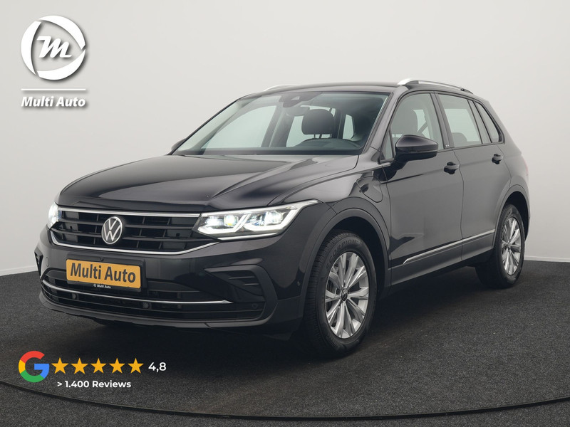 Volkswagen Tiguan 1.4 TSI eHybrid Active PHEV 245pk Dealer O.H. | Adaptive Cruise | 360 Camera | IQ Light | Sportstoelen & Stuur Verwarmd | Apple Carplay | Blis | IQ Drive | Navigatie | Virtual | DAB | Plug In Hybrid