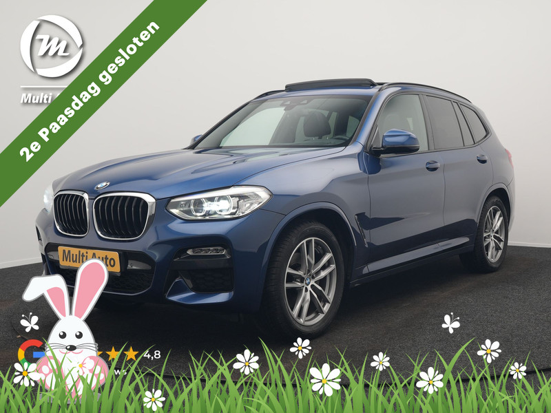 BMW X3 xDrive20i M Sport Shadow 184pk Dealer O.H | Trekhaak af Fabriek | Panodak | Adaptive Cruise | Sportstoelen Memory | Harman Kardon |  Head Up | 19"L.M | BLIS |