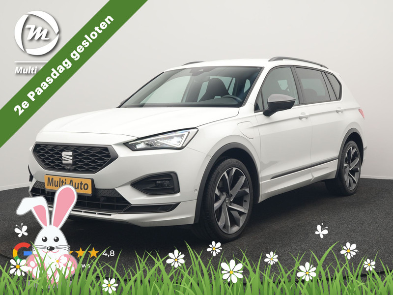 Seat Tarraco 1.4 TSI e-Hybrid FR PHEV 245pk Dealer O.H. | Trekhaak Af Fabriek | Adaptive Cruise | 360 Camera | Sportstoelen Memory & Verwarmd | Stuur Verwarmd | Keyless | Blis | 20"L.M | Apple Carplay | Navigatie | DAB | Plug In Hybrid |