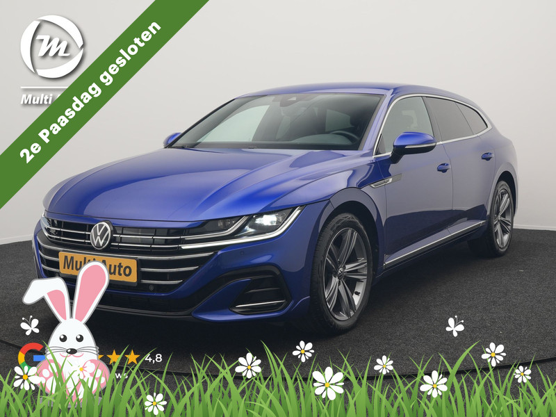 Volkswagen Arteon Shooting Brake 1.4 TSI eHybrid R-Line PHEV 218pk Dealer O.H. | Trekhaak Af Fabriek | Adaptive Cruise | Lederen Sportstoelen Memory & Massage | Keyless | Apple Carplay | Stoelverwarming | Navigatie | DAB | Plug In Hybrid |