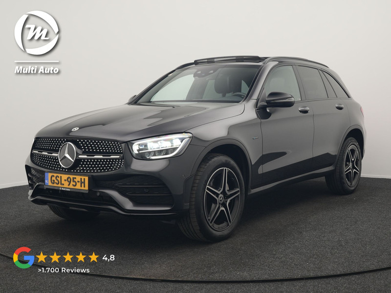 Mercedes-Benz GLC-Klasse 300e 4MATIC Premium Plus PHEV 320pk Dealer O.H | Panodak | Adaptive Cruise | Sportstoelen Memory | Burmester | AMG Exterieur | Head Up | Camera | Keyless |