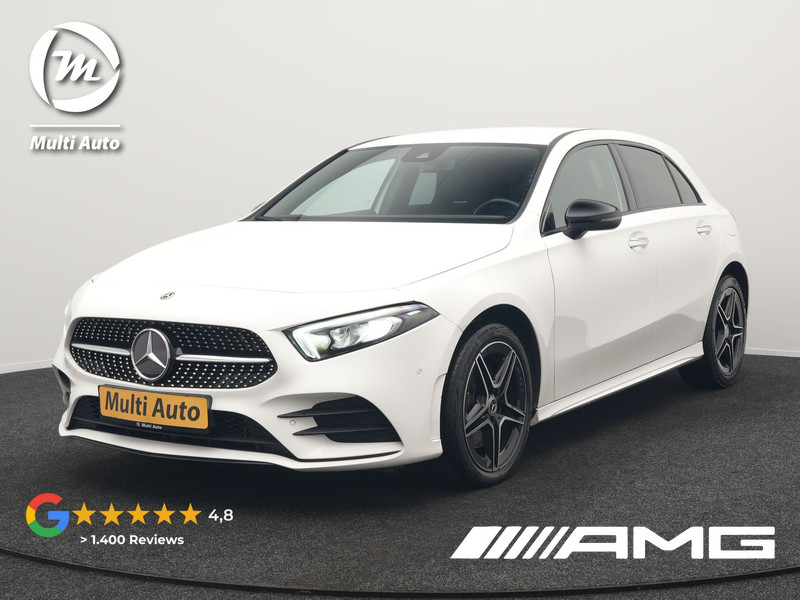 Mercedes-Benz A-Klasse 250 e AMG Line PHEV 218pk Dealer O.H. | Widescreen Navi | Camera | Alcantara Sportstoelen Verwarmd | Keyless | Sfeerverlichting | Cruise Control | Virtual | DAB | 18"L.M | Plug In Hybrid