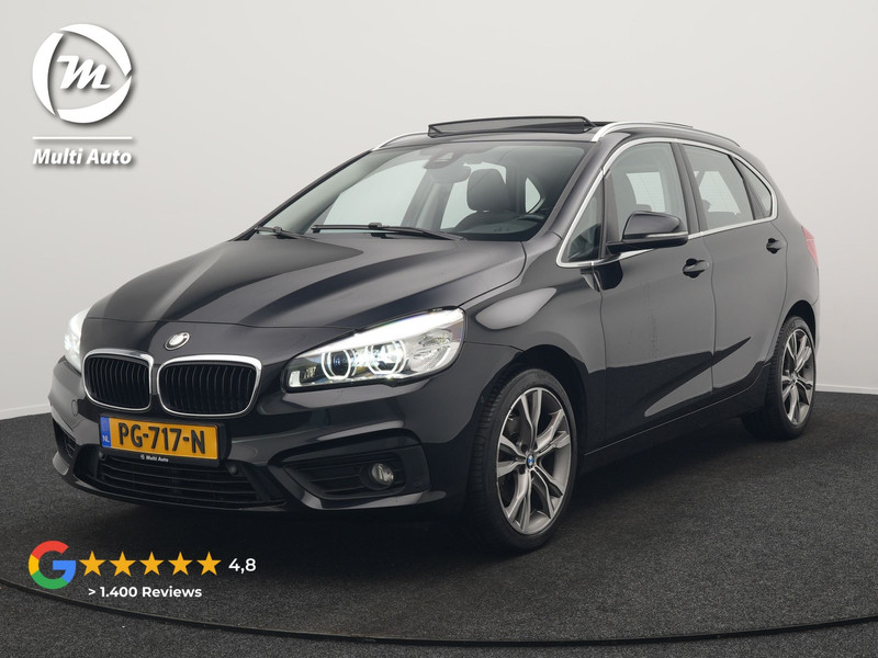 BMW 2-serie Active Tourer 218i High Executive 136pk Dealer O.H. | Panodak | Voorstoelen Verwarmd | Keyless | LED Koplampen | Cruise Control | Navigatie |